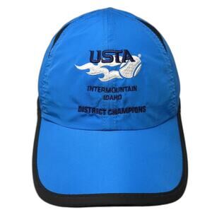 USTA Intermountain Idaho District Champions Baseball Cap Blue One Size Hit Wear